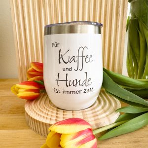 Thermobecher klein weiß