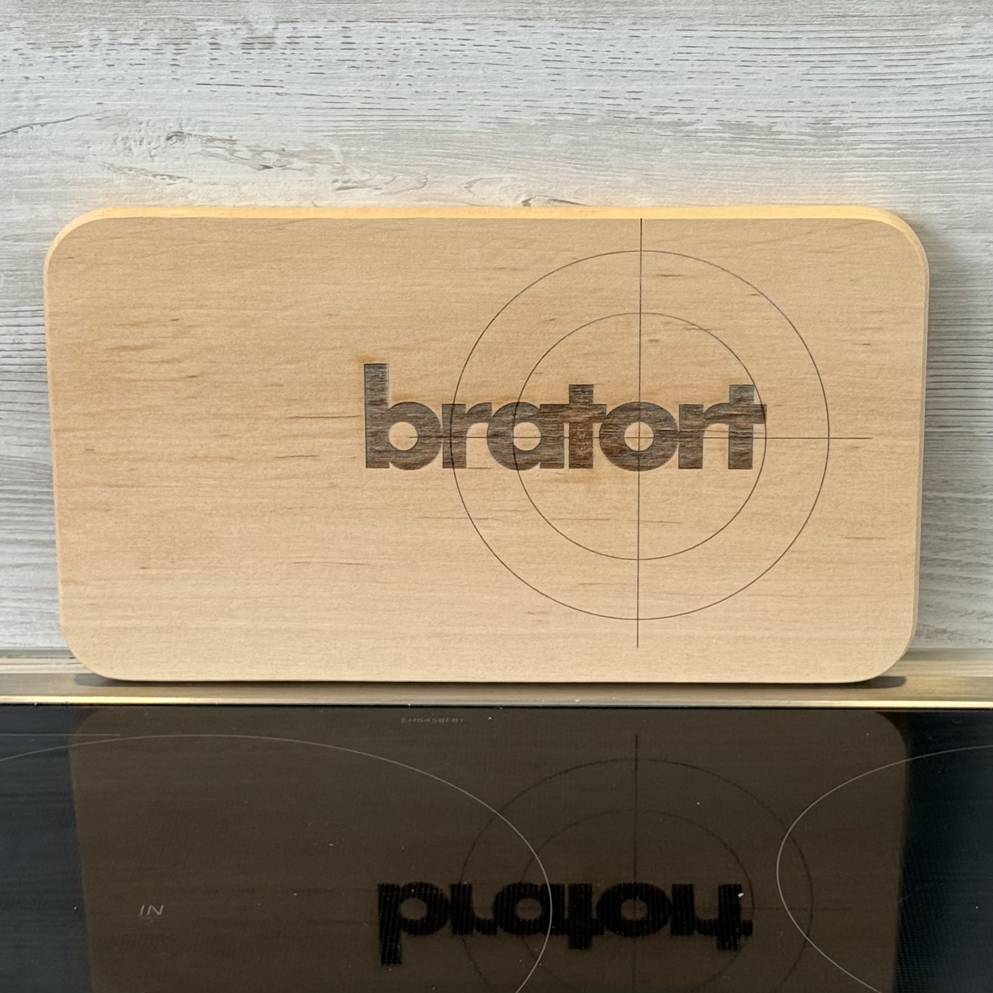 Dekobrettchen/Frühstücksbrettchen "BRATORT"