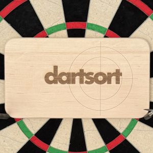 Dekobrettchen/Frühstücksbrettchen "DARTSORT"