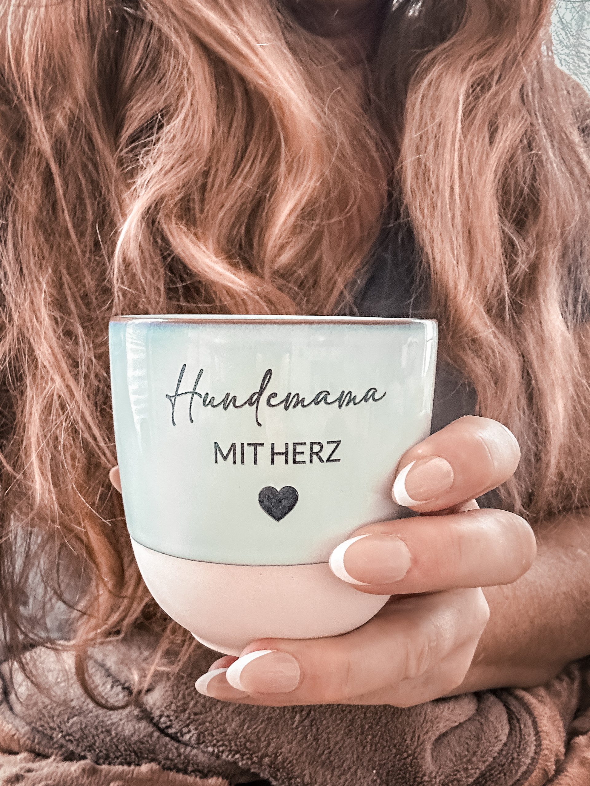 Kaffeebecher personalisiert - Hundemama mit Herz
